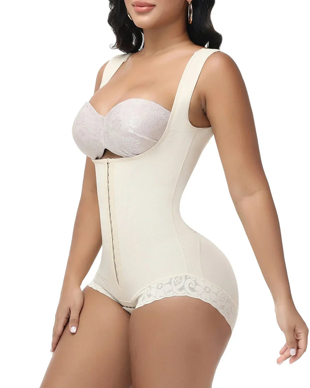 Bodysuit Shapewear Button Down