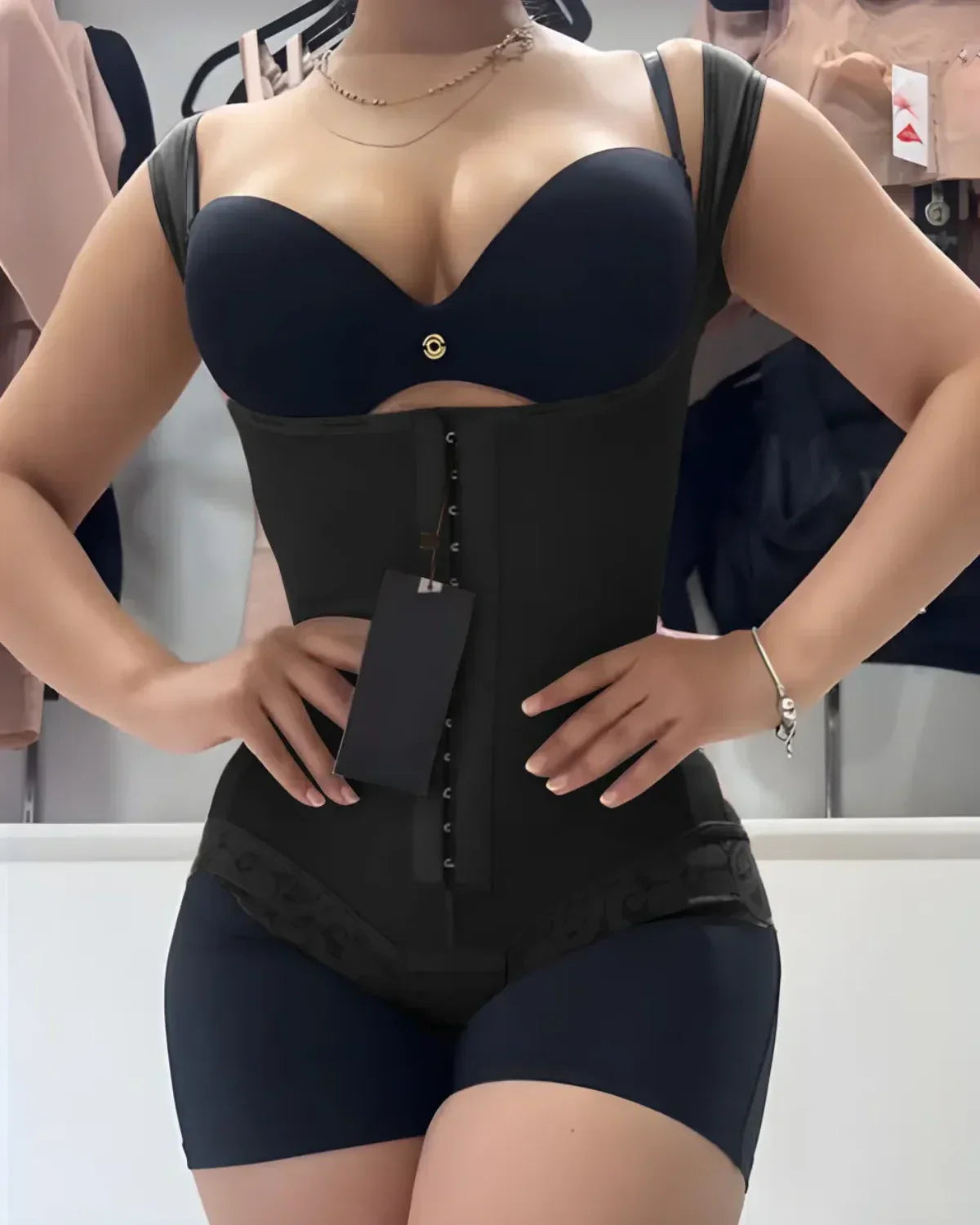 Bodysuit Shapewear Button Down
